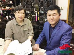 薛文明拜访广东省美协副主席司徒乃鍾